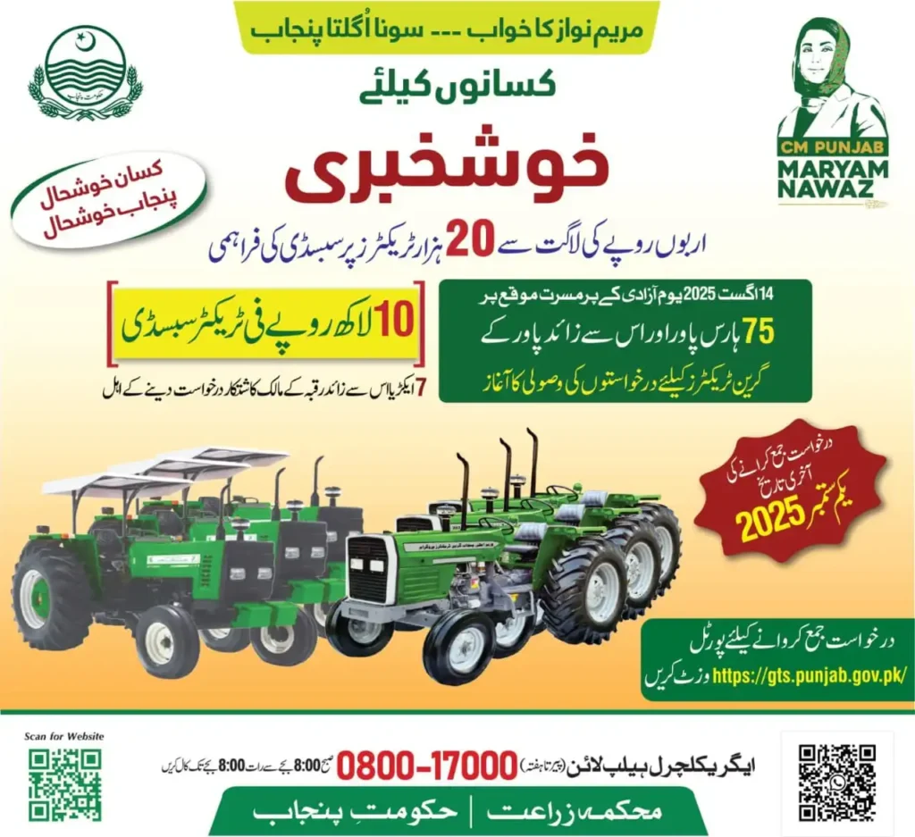 cm punjab green tractor scheme pahse 2 2025